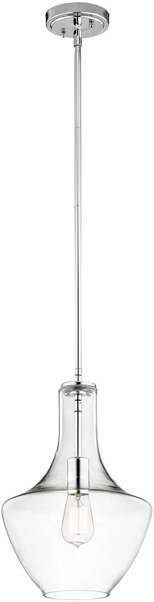 Elstead Lighting Everly lampa wisząca 1x60 W chrom KL-EVERLY-P-S-CH