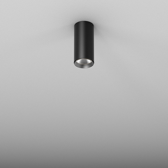 Aqform Pet lampa podsufitowa 1x8,5 W czarna 46963-M930-FB-00-12