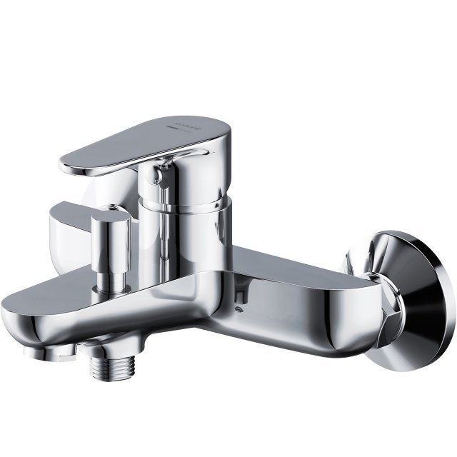 CERSANIT Bateria wannowo-prysznicowa ścienna CERSANIA chrom S951-235