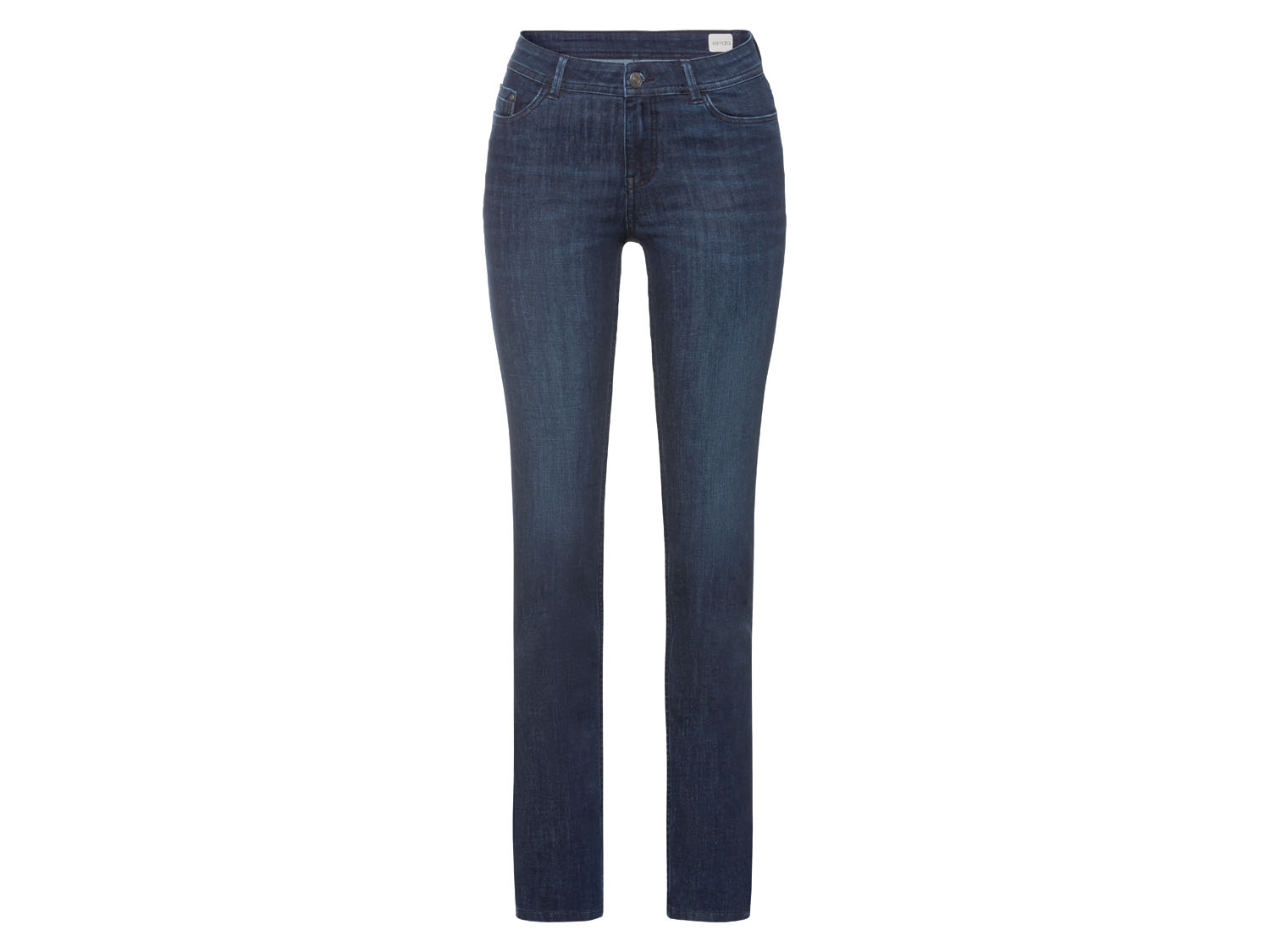 esmara Jeansy damskie slim fit Dłuższe, Ciemnoniebieski, 40