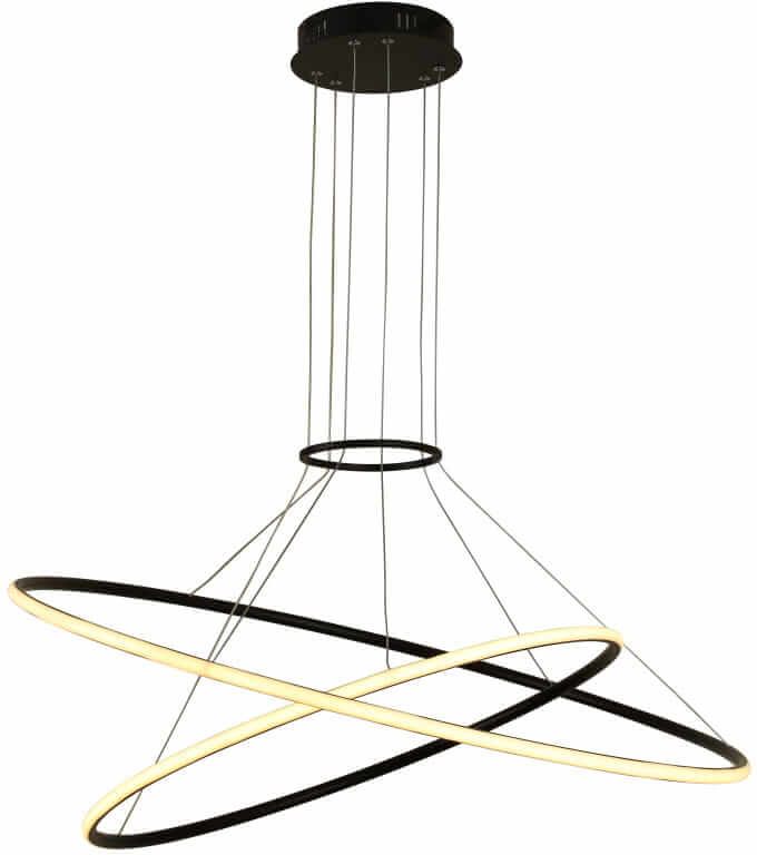 Darmowa Dostawa - Lampa wisząca 2x45 W czarna Light Prestige Halifax LP9402P4BKCCT