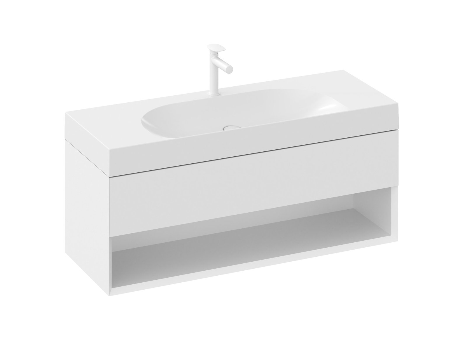 Darmowa Dostawa - Szafka 120x45x43 cm podumywalkowa wisząca biała Ravak Lite X000001867
