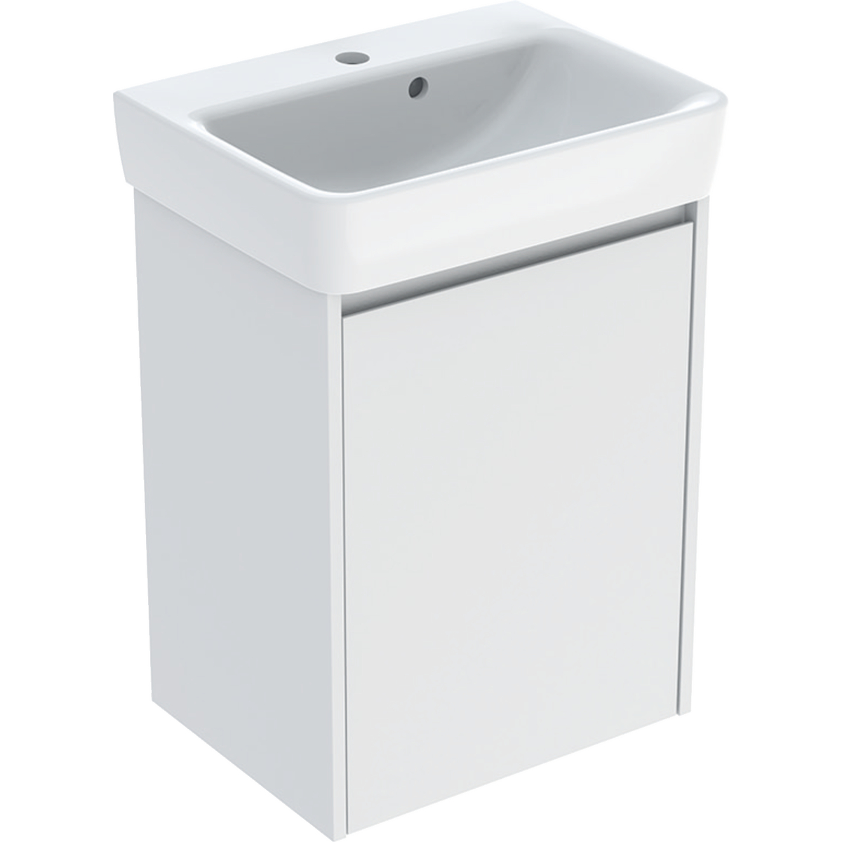 Darmowa Dostawa - Umywalka z szafką 50 cm białą Geberit Selnova Square 504132001