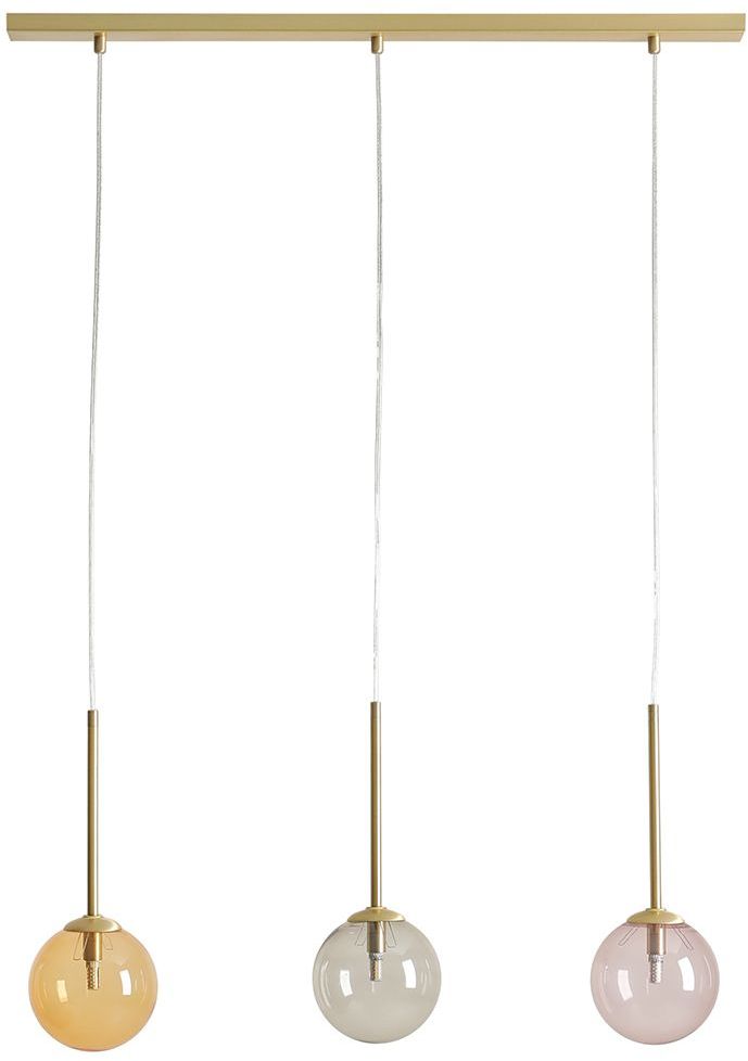 Darmowa Dostawa - Lampa wisząca 3x5 W multikolor Aldex Bosso 1119E40