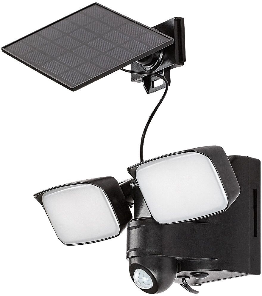 Darmowa Dostawa - Kinkiet solarny 2x5 W czarny Rabalux Leszno 77091
