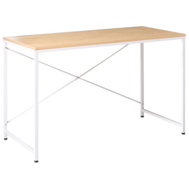 Biurko Andaste Jasny brąz/ biały 120 cm 60 cm 1 szt.