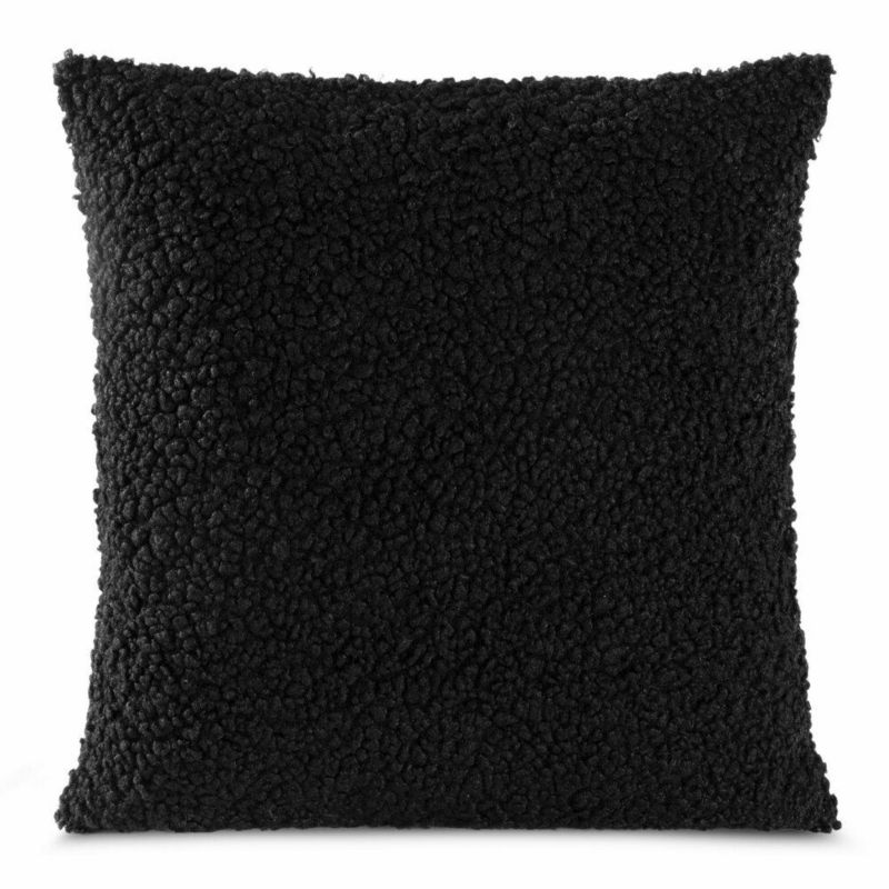 Poszewka BUKLA Eurofriany 45x45 cm struktura baranka czarna 1 szt.