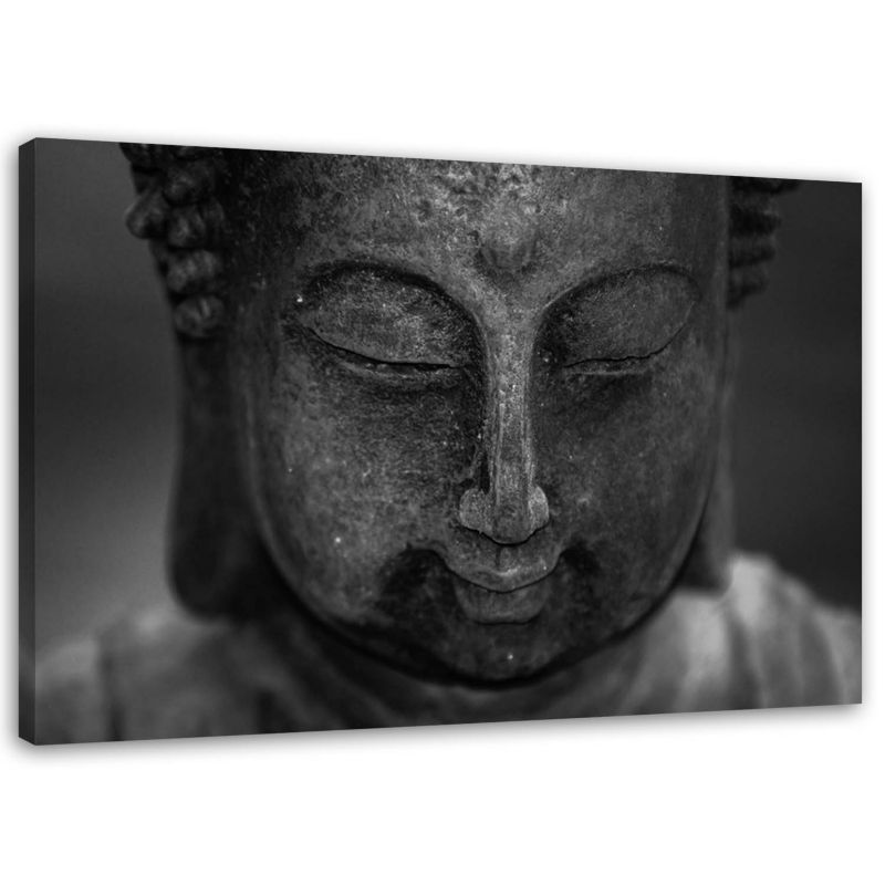 Obraz na płótnie Feeby Głowa zamyślonego Buddy 30x20cm 1szt