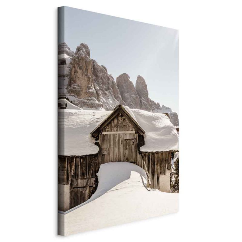 Obraz Artgeist Zima w Dolomitach 40 x 60 cm płótno włoskie 1 szt