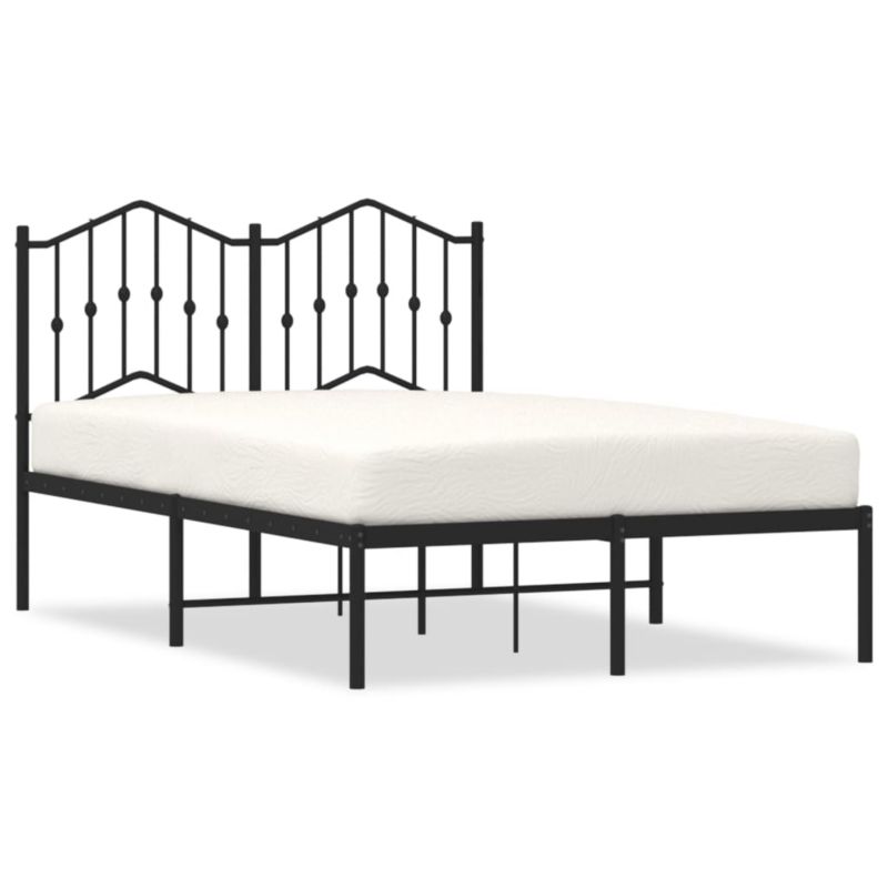 Rama łóżka WaszeMeble 120x200 cm Czarny metal WM-373786 1 szt.