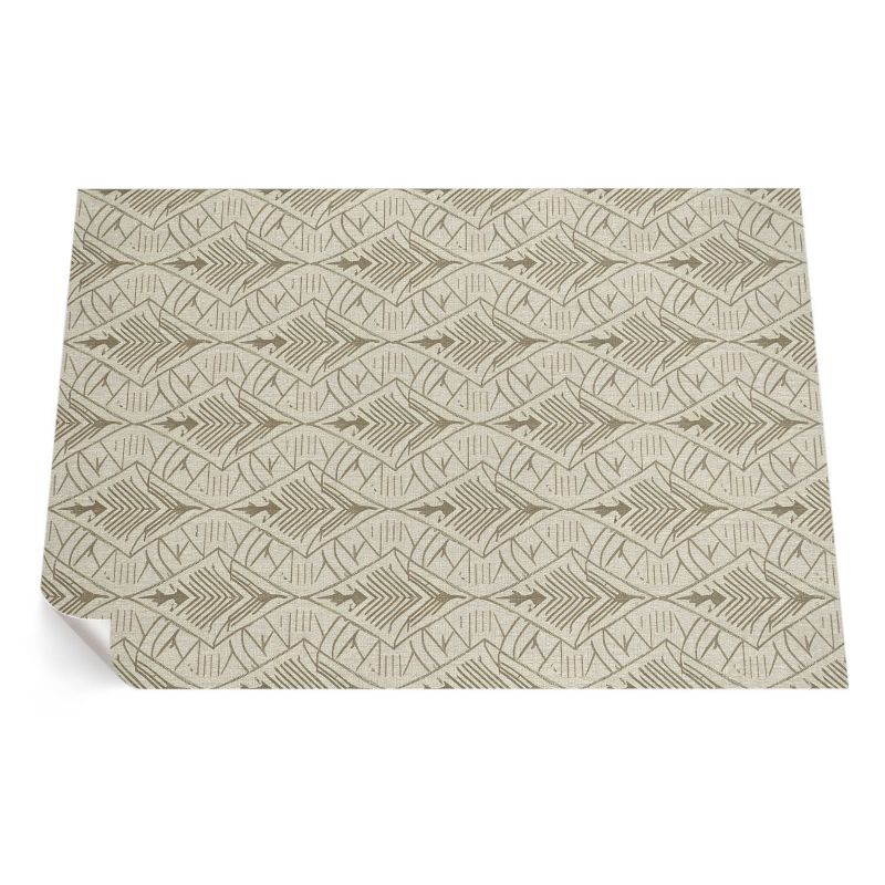 Winylowy Chodnik Zewnętrzny ArtPrintCave 140x210 cm Wzór w stylu Art Deco elegancki delikatny 1 szt.