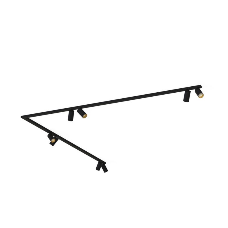 Reflektor spot Nowodvorski Lighting Mono czarno-złoty 8 x GU10 x IP20 wym: 215 x 215 cm - 1 szt.