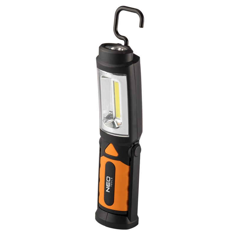 Lampa warsztatowa NEO TOOLS bateryjna 300 lm COB 2 w 1 + baterie 3xAA 1 szt