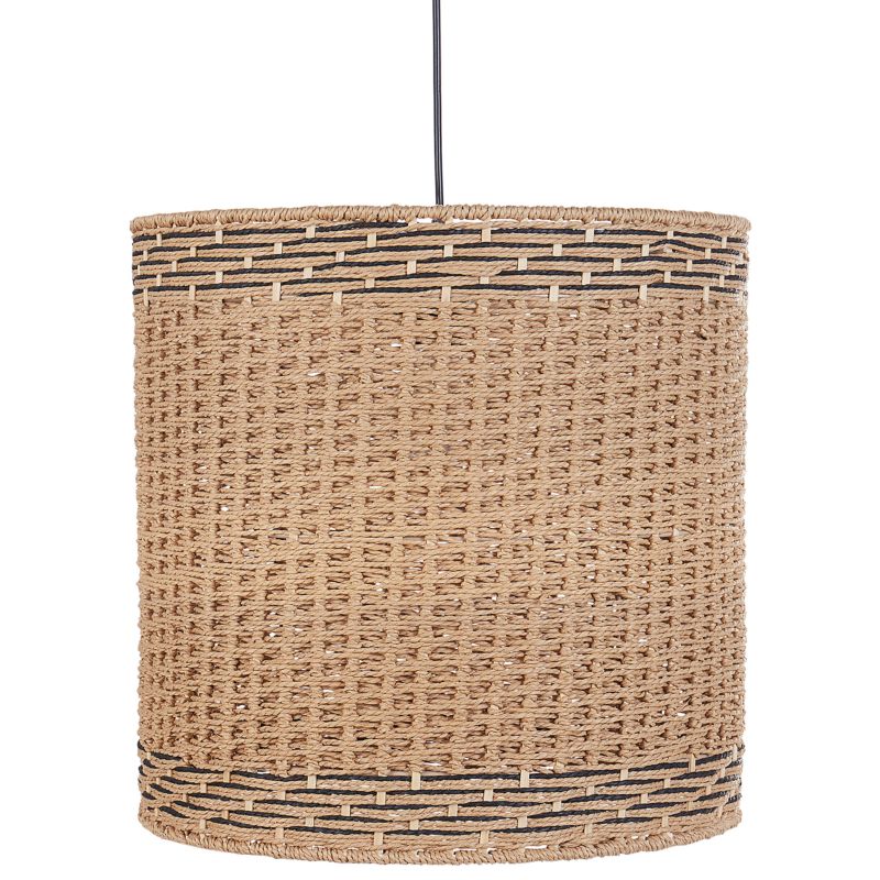 Lampa wisząca Luapula Papierowa plecionka Naturalny 1 szt.