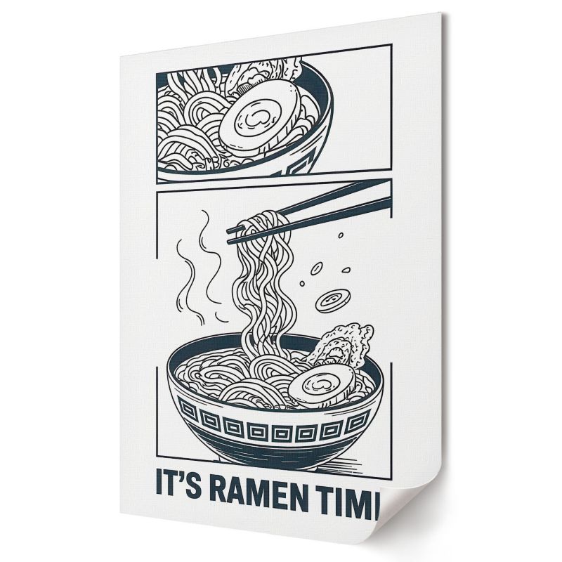 Plakat na ścianę Wallfluent Format A1 Ramen komiks Formacja Artystyczna 3 Steps 1 szt.