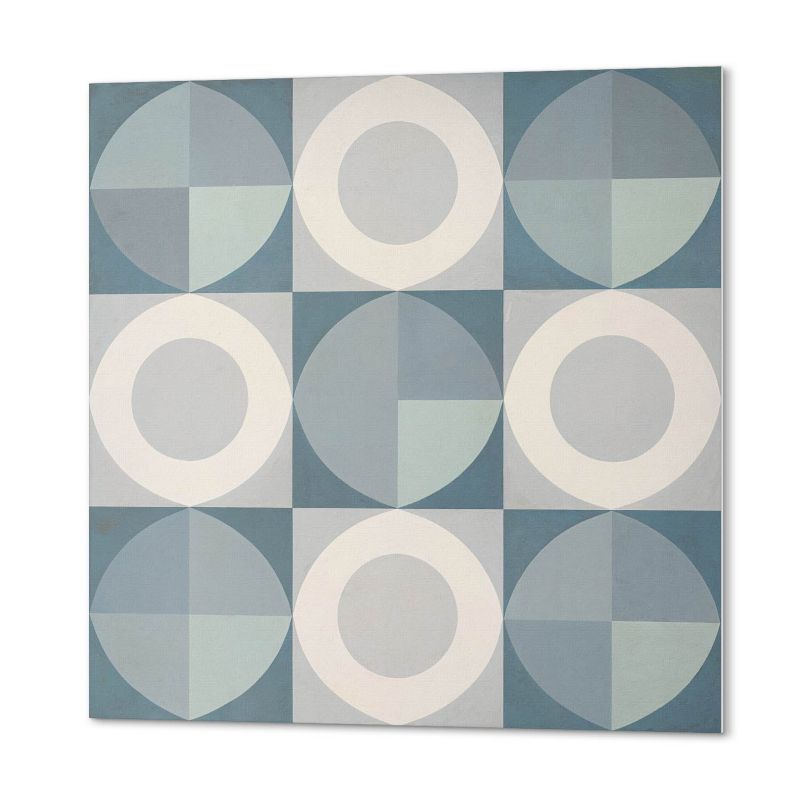 Komplet Kafelków PCV ArtPrintCave 50x50 cm Geometria okręgów i kształtów 4 szt.