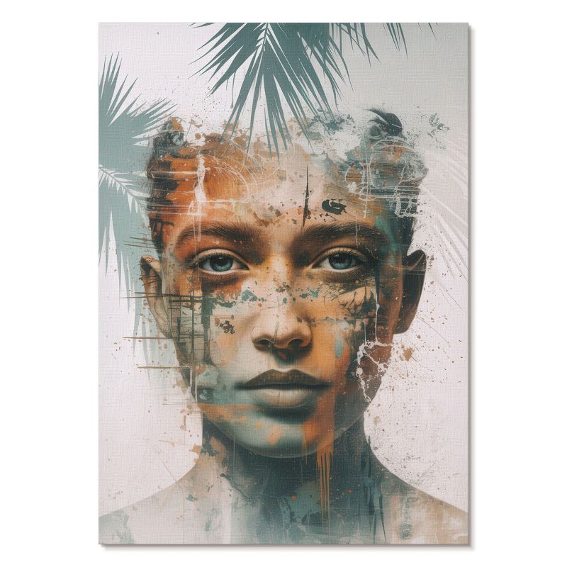 Obraz Plakat Canvas Tulup 59,4,x84 cm (A1) Tropikalny portret Do salonu, sypialni, biura 1 szt.