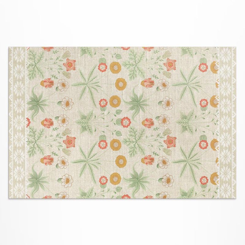 Balkonowy Dywan Winylowy UV Wallfluent 100x150 cm Stokrotka William Morris 1 szt.