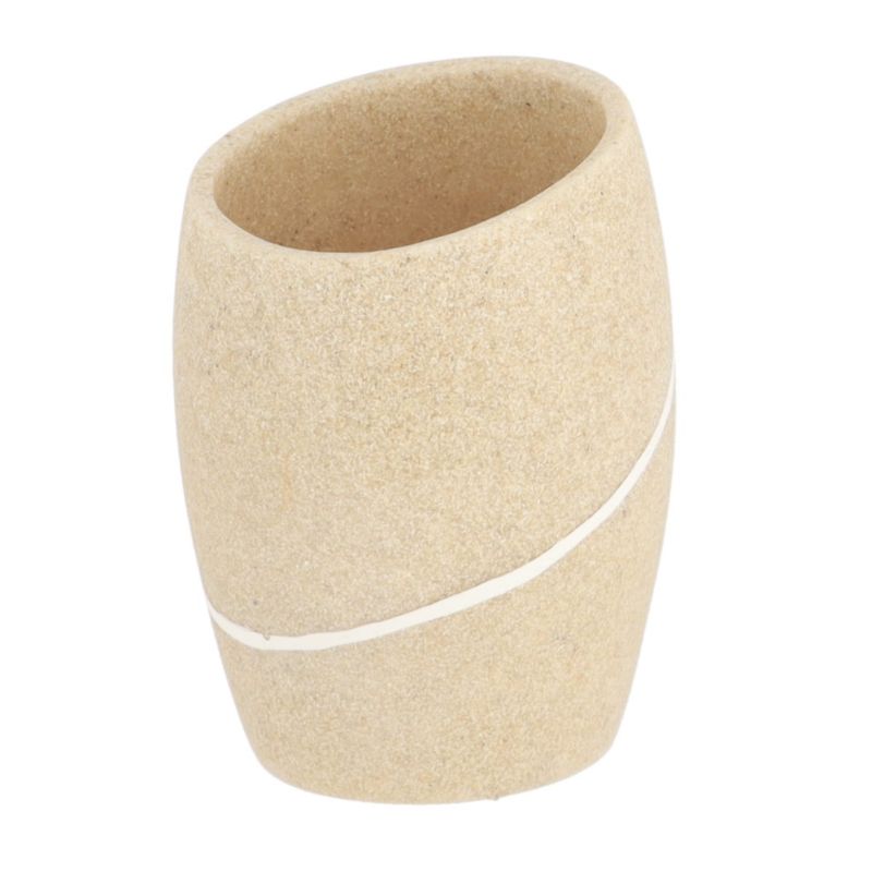 Kubek łazienkowy Caldarela Stone TENDANCE beżowy stojący 300 ml 1 szt.