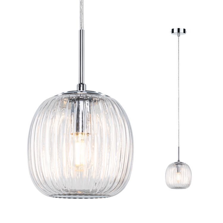 Lampa wisząca Paulmann Ruya chrom IP44 E14 1x20W 150cm regulacja 1 szt.