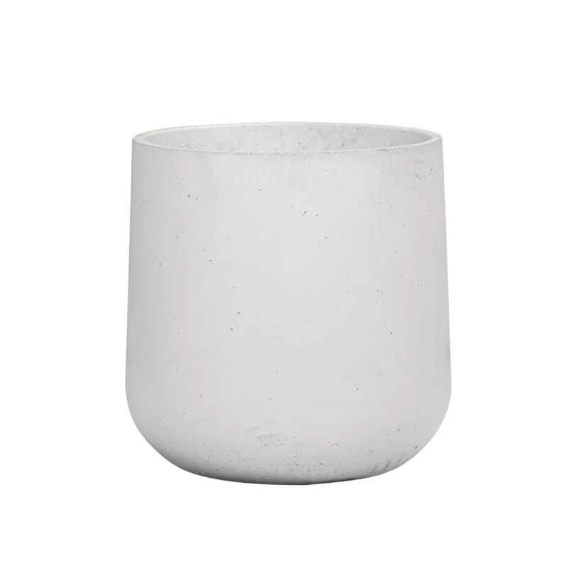 Donica Zadora Betonowa Zewnętrzna BOWL M 60x60 cm biały 1 szt