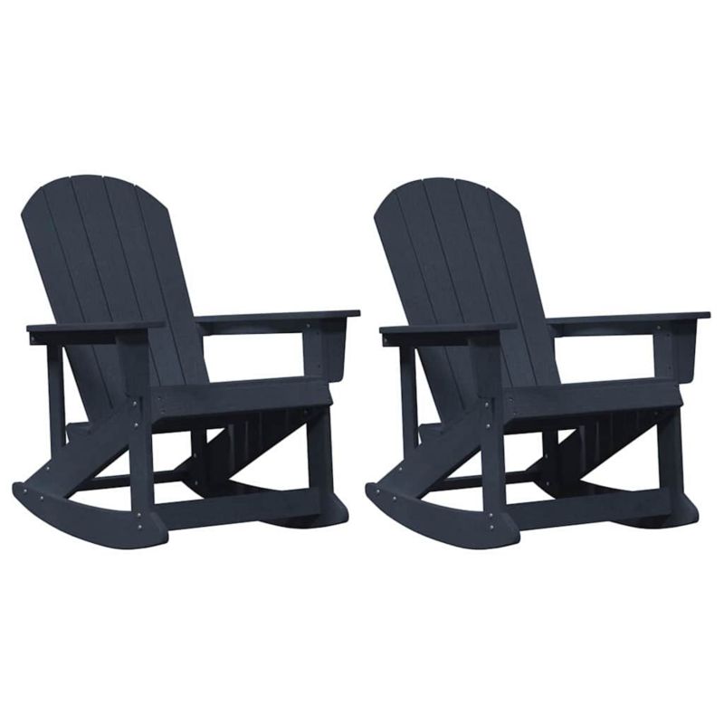 Krzesła ogrodowe Adirondack WaszeMeble plastik niebieski WM-3335835 1 kpl