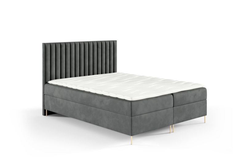 Łóżko kontynentalne SOFELLO Lilly Box 200x200 z nogami riviera91 1szt.