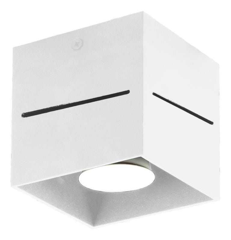 Spot Lampex Quado biały 1 x GU10 x 40W IP20 wym: 10 x 10 cm - 1 szt.