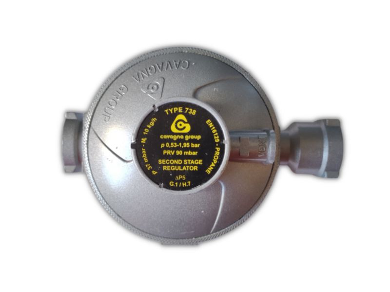 Reduktor zbiornikowy Cavagna Group II stopnia Typ: 738 - 1 szt