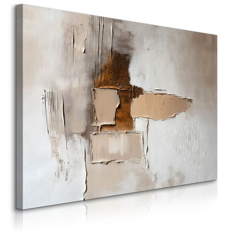 Obraz Muralo Do Salonu Abstrakcja Sztuka Współczesna Imitacja Farby 90x60 cm 1 szt.