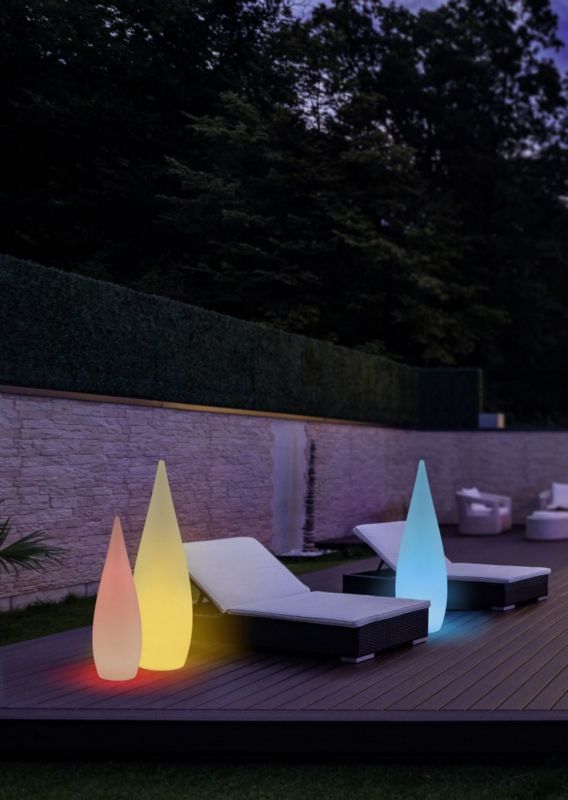 Lampka stołowa RL Palmas biała LED 4.5W 3000K 120lm IP44 wym: 120 x 37 x 37 cm tworzywo sztuczne - 1 szt.