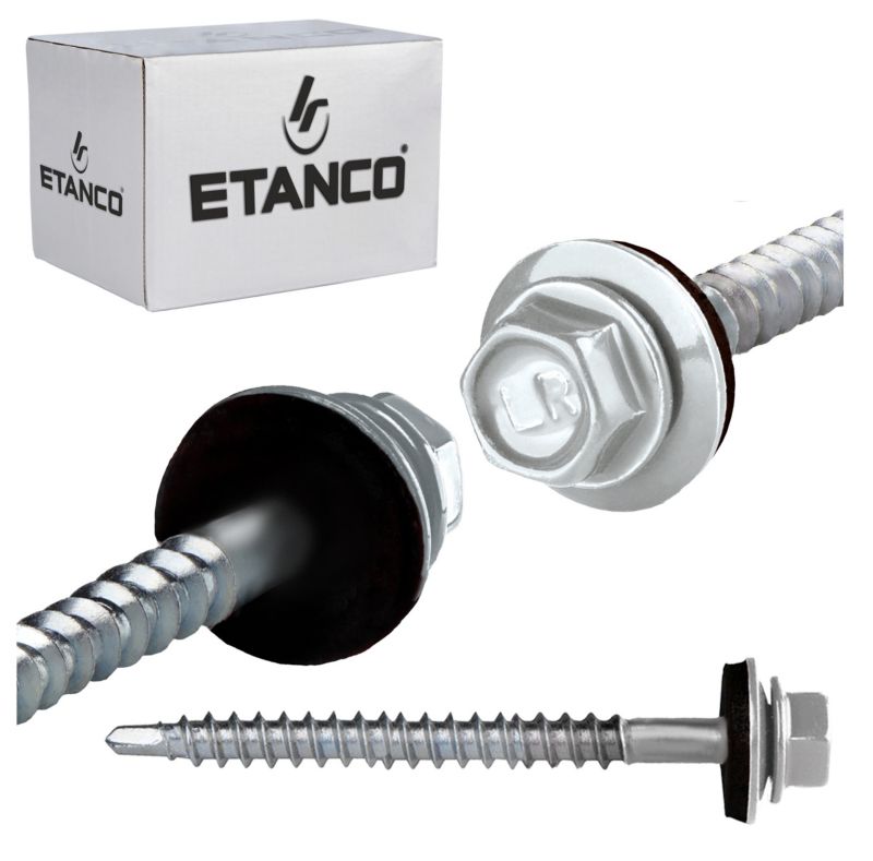 Wkręty farmerskie Etanco GTF2 Z14 4,8x60 mm ocynk samowiercące 100szt