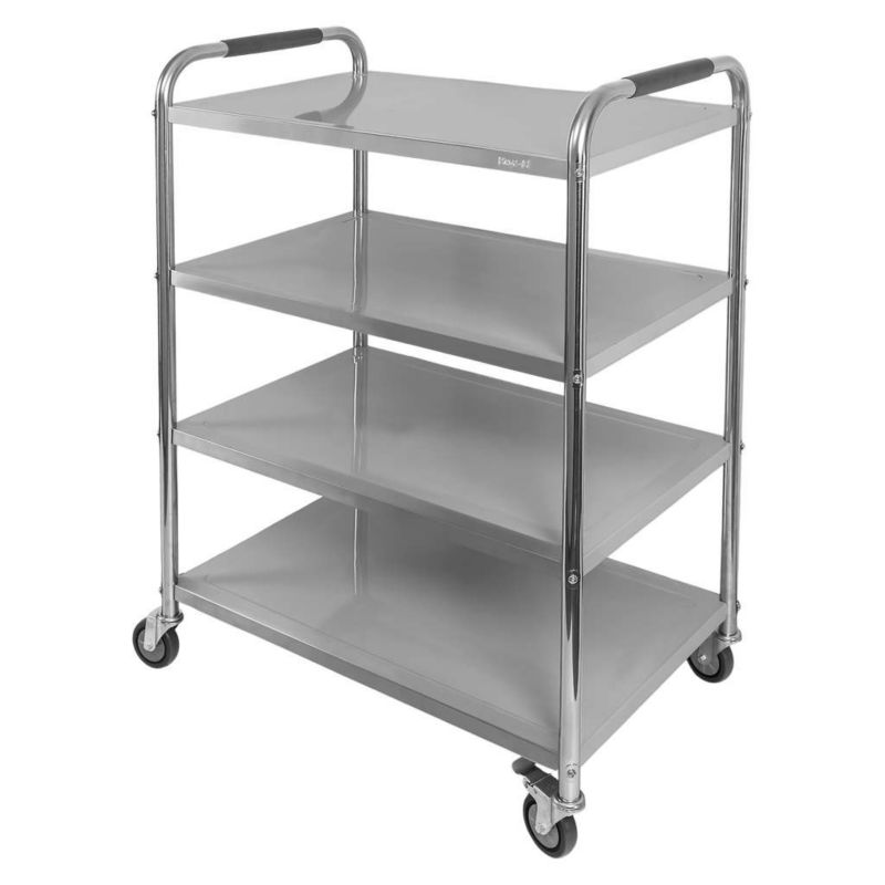 Wózek Mega-M X STANDARD kelnerski ze stali nierdzewnej 4-półkowy 86x54x126 cm 1szt.