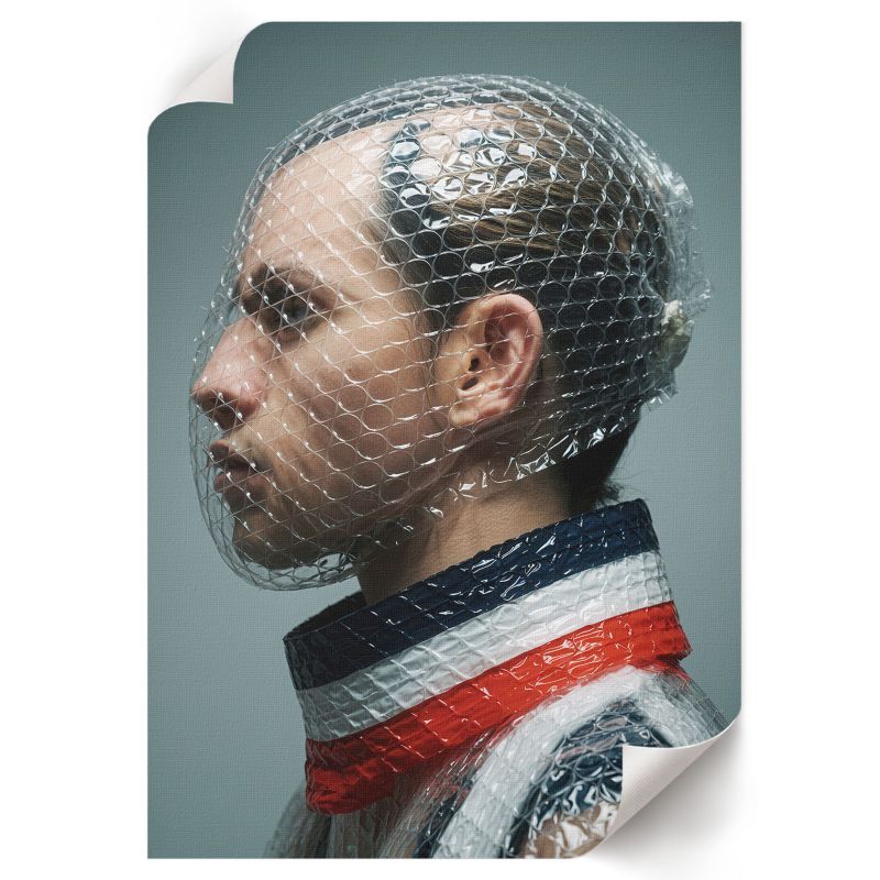 Plakat ArtPrintCave 21x29,7 cm Futurystyczny portret Soft Structure 1 szt.