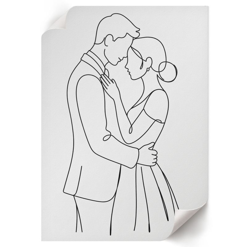 Plakat Do Pokoju Dziecka ArtPrintCave 59,5x84 cm Romantyczna para Carpe Diem 1 szt.