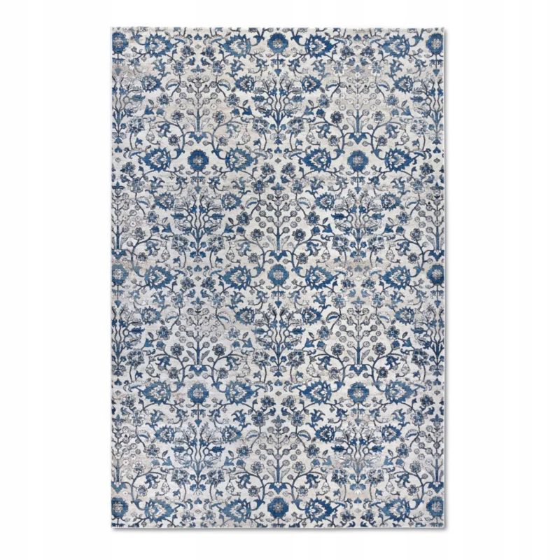 Dywan Villeroy&Boch tradycyjny do salonu 160x235cm,klasyczny kremowo niebieski wzór 1 szt.