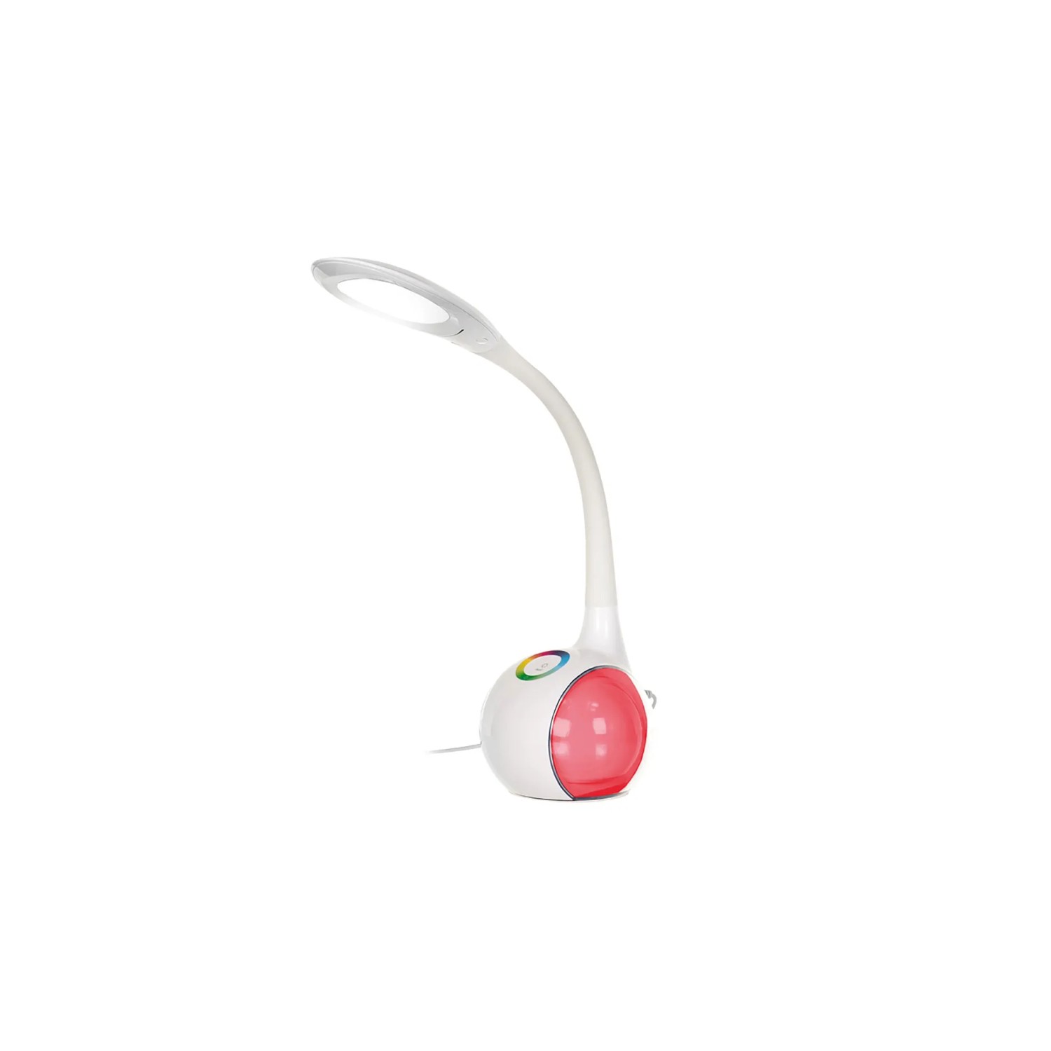 Lampka biurkowa LED Activejet RAINBOW RGB biała