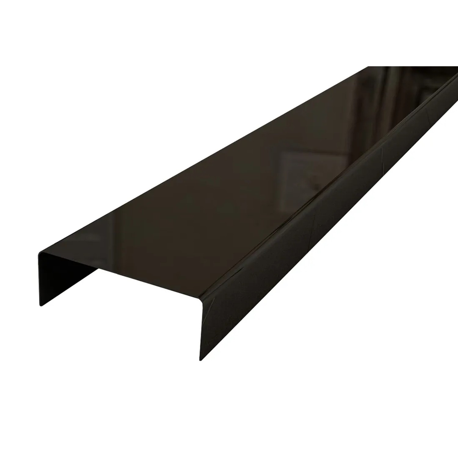 Listwa ze stali nierdzewnej Black 2 cm x 0,6 cm x 270 cm