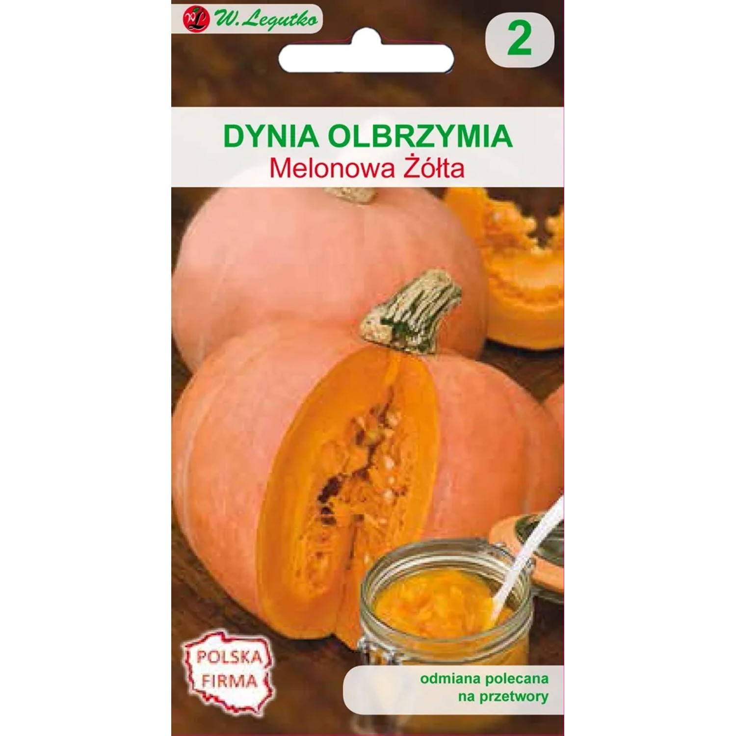 Dynia olbrzymia Melonowa żółta-różo - 5 g