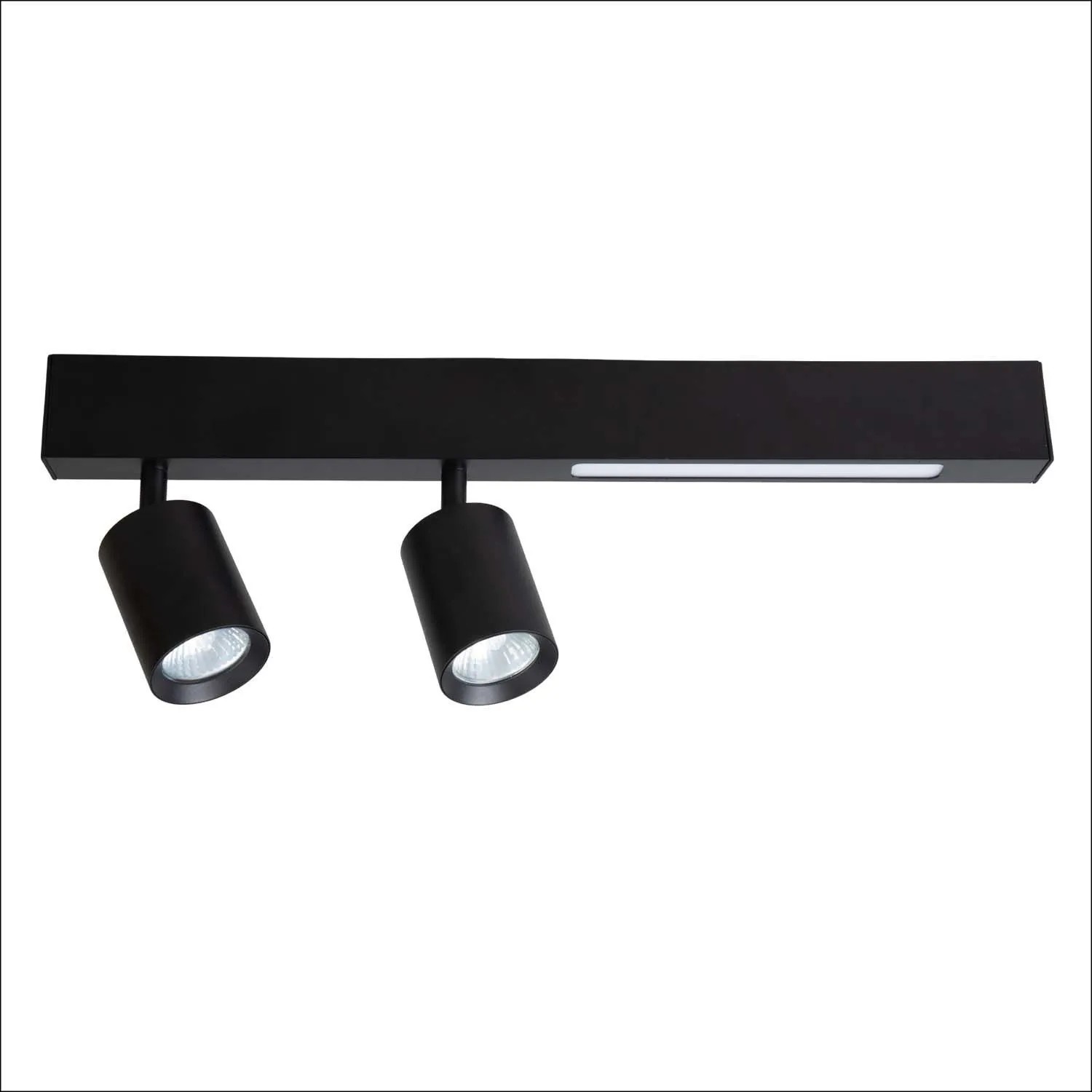MiLAGRO Lampa MAGNET 5W 3000/4000K 550lm + 2xGU10 max.10W LED czarna