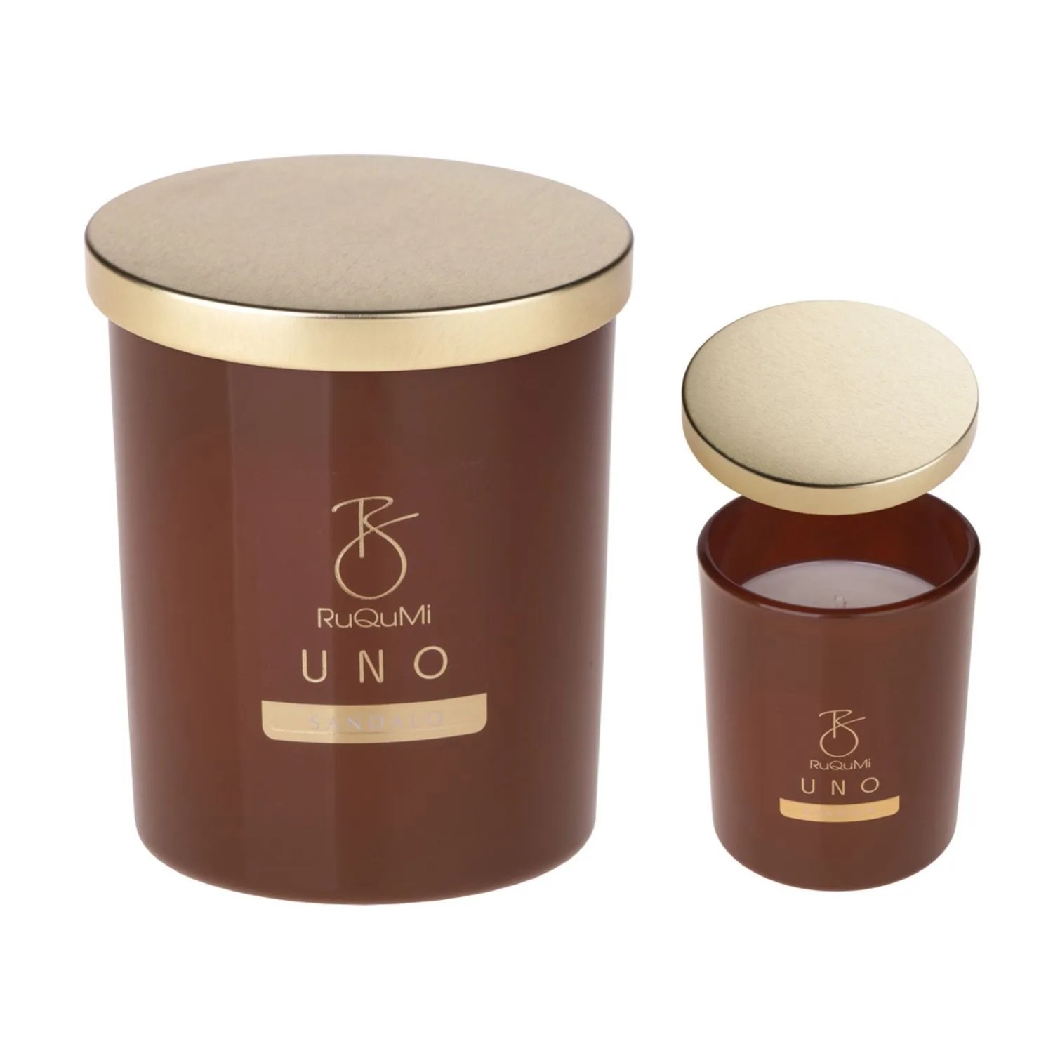 Świeca sojowa RuqumUno Sandalo 170g 8,5x10