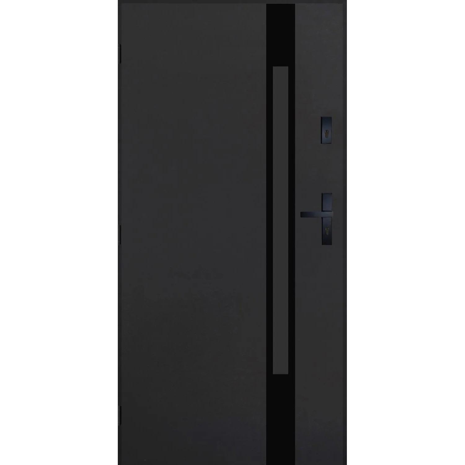 Pantor Drzwi zewnętrzne stalowe MONACHIUM antracyt 90L