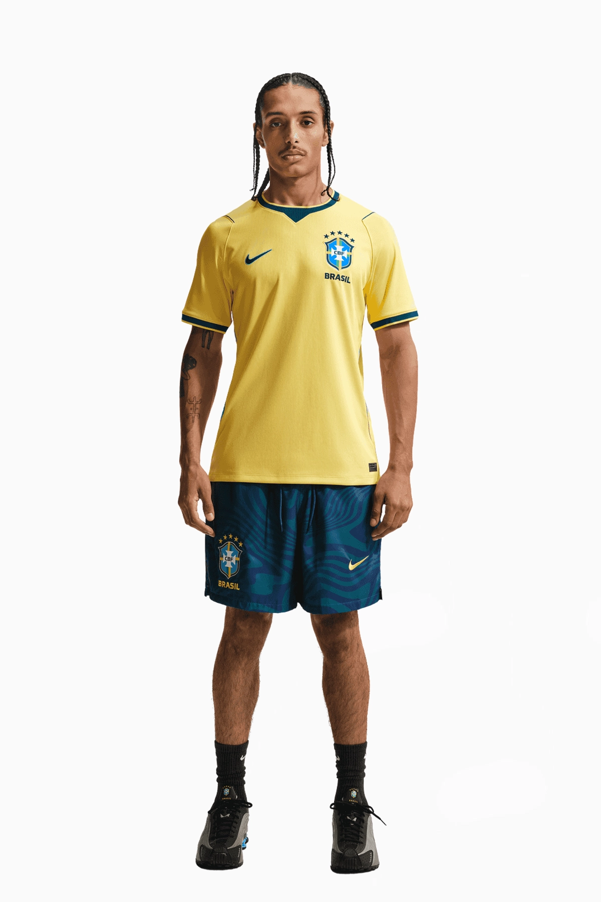 Koszulka Reprezentacji Brazylii Nike 2026 Domowa Stadium - Żółty