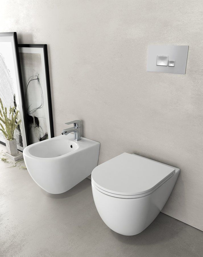 Isvea Infinity bidet wiszący biały 10NF41001