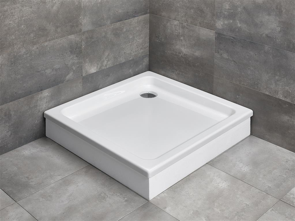 Radaway Siros C brodzik 80x80 cm kwadratowy biały SBC8817-1