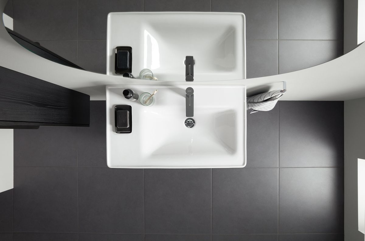 Duravit D-Neo umywalka 80x48 cm meblowa prawa biała 2370800060