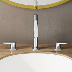 Hansgrohe Vernis Blend bateria umywalkowa 3-otworowa EcoSmart chrom 71553000