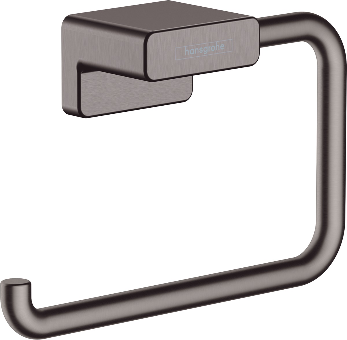 Hansgrohe AddStoris uchwyt na papier toaletowy czarny chrom szczotkowany 41771340