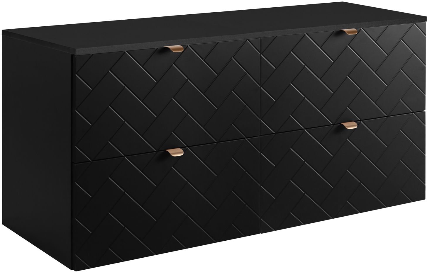 Zestaw Rodan Trend zestaw mebli łazienkowych 120 cm czarny (5906154450843, 5906154451963)