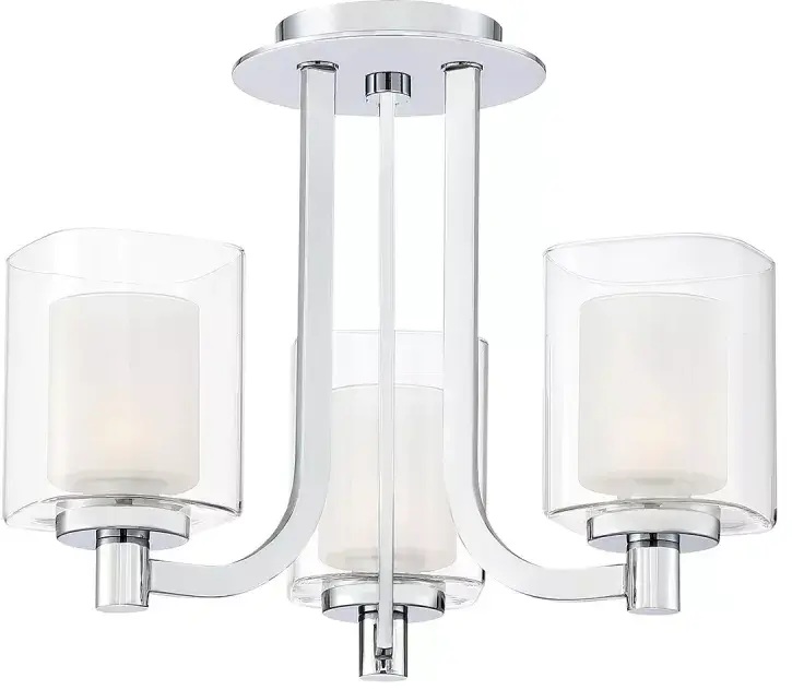 Elstead Lighting Kolt lampa podsufitowa 3x3 W polerowany chrom QZ-KOLT-SF-PC-BATH